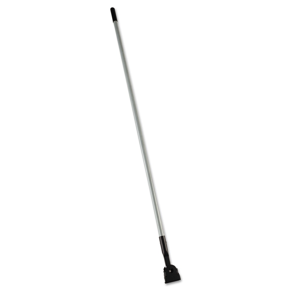 Rubbermaid Commercial Snap-On Fiberglass 1 in. Diameter x 60 in. Dust Mop Handle - Gray/Black