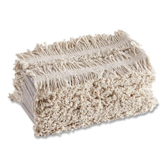 Rubbermaid Commercial 5 in. x 40 ft. Cotton Cut To Length Dust Mops - White - 1 Roll