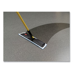Rubbermaid Commercial Economy 18 in. Microfiber Wet Mopping Pads - Blue (12/Carton)