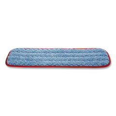 Rubbermaid Commercial 18-1/2 in. x 5 1/2 in. x 1/2 in. Microfiber Wet Mopping Pad - Red