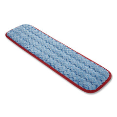 Rubbermaid Commercial 18-1/2 in. x 5 1/2 in. x 1/2 in. Microfiber Wet Mopping Pad - Red