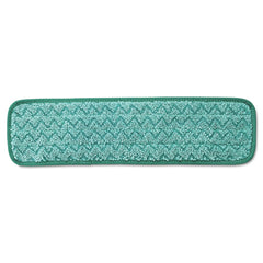 Rubbermaid Commercial 18.5 in. x 5.5 in. Microfiber Dust Pad - Green (12/Carton)