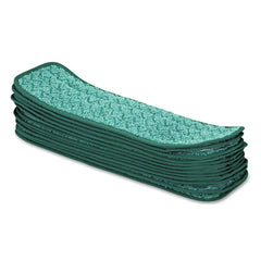 Rubbermaid Commercial 18.5 in. x 5.5 in. Microfiber Dust Pad - Green (12/Carton)