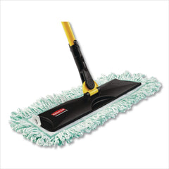 Rubbermaid Commercial FGQ41800GR00 18 in. Microfiber Dust Pad with Fringe - Green (6/Carton)