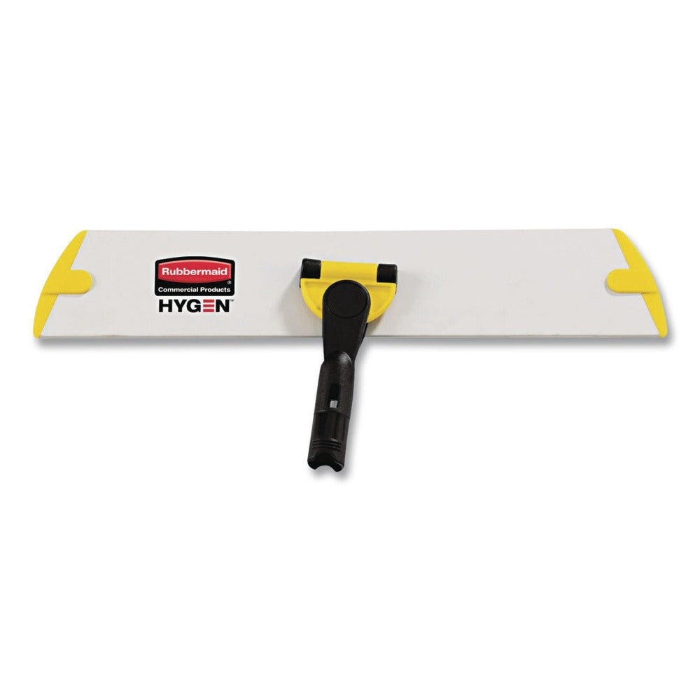 Rubbermaid Commercial HYGEN FGQ56000YL00 HYGEN 17 in. Quick Connect Single-Sided Aluminum Wet/Dry Mop Frame - Yellow