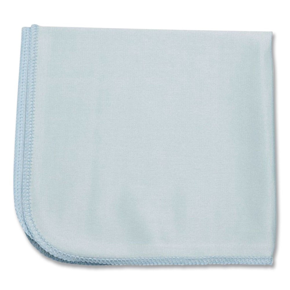 Rubbermaid Commercial Executive Series Hygen 16 in. x 16 in. Microfiber Glass Cleaning Cloths - Blue (12/Carton)
