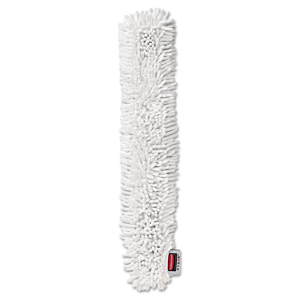 Rubbermaid Commercial HYGEN HYGEN Quick-Connect Microfiber Dusting Wand Sleeve - White (6/Carton)