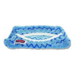 Rubbermaid Commercial HYGEN 8 in. x 8 in. HYGEN Flexi Frame Microfiber Damp Mop Covers - Blue