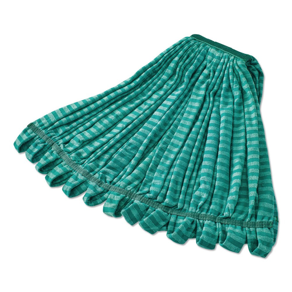 Rubbermaid Commercial 1 in. Headband Microfiber Tube Wet Mop - Green