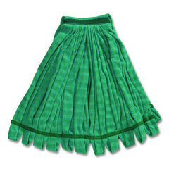 Rubbermaid Commercial 1 in. Headband Microfiber Tube Wet Mop - Green