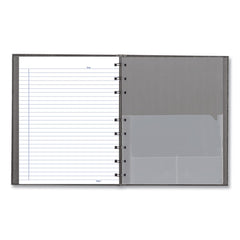 Blueline NotePro 9.25 in. x 7.25 in. Sheets Medium/College Rule 1-Subject Notebook - Cool Gray Cover