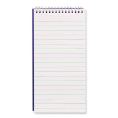 Blueline 4 in. x 8 in. Medium/College Rule Reporters Note Pad - Blue Cover/80 White Sheets