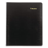 Blueline 16-Month: Sept 2025 to Dec 2026 11 in. x 9.06 in. Plan and Link Monthly Planner - Black Cover