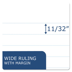 Roaring Spring 9.75 x 7.5 Sheets (100) Wide/Legal Rule Composition Book - Black Marble Cover