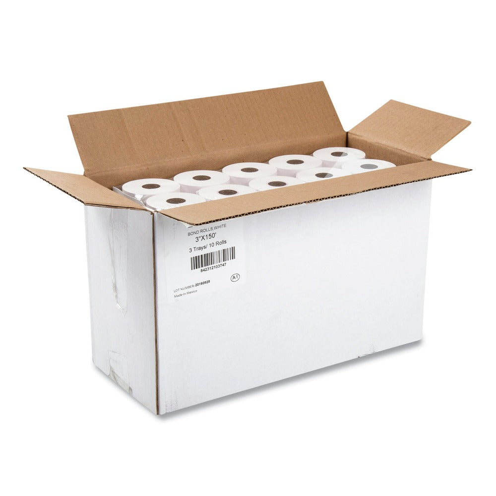 AmerCareRoyal 3 in. x 150 ft. Register Rolls - White (30/Carton)