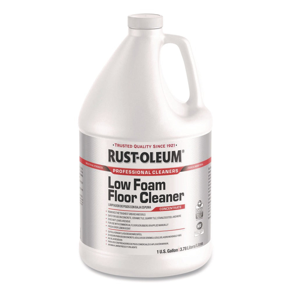 Rust-Oleum 1 Gallon Industrial Low Foam Floor Cleaner - Lemon Scent (4/Carton)