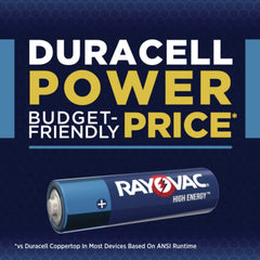 Rayovac High Energy Premium Alkaline AA Batteries (4/Pack)