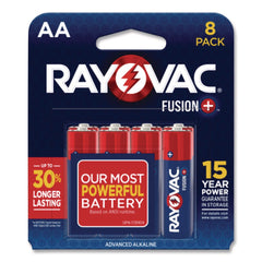 Rayovac Fusion Performance Alkaline AA Batteries 8/Pack