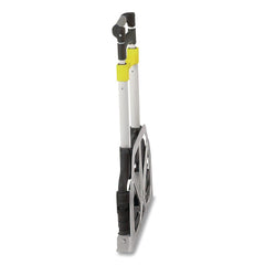 Safco 15.25 in. x 16 in. x 39 in. 110 lb Capacity Stow and Go Aluminum Cart