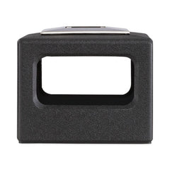 Safco 9474BL Canmeleon 15-Gallon Polyethylene Recessed Panel Receptacles - Black