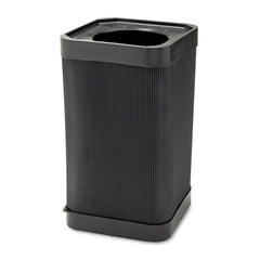 Safco At-Your-Disposal 38-Gallon Top-Open Waste Receptacle - Black