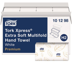 Tork 2-Ply 9.12 x 12.8 Xpress Extra Soft Multifold Towel - White (16/Carton)