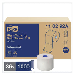 Tork 110292A 2-Ply Septic Safe Advanced High Capacity Bath Tissue - White (36/Carton)