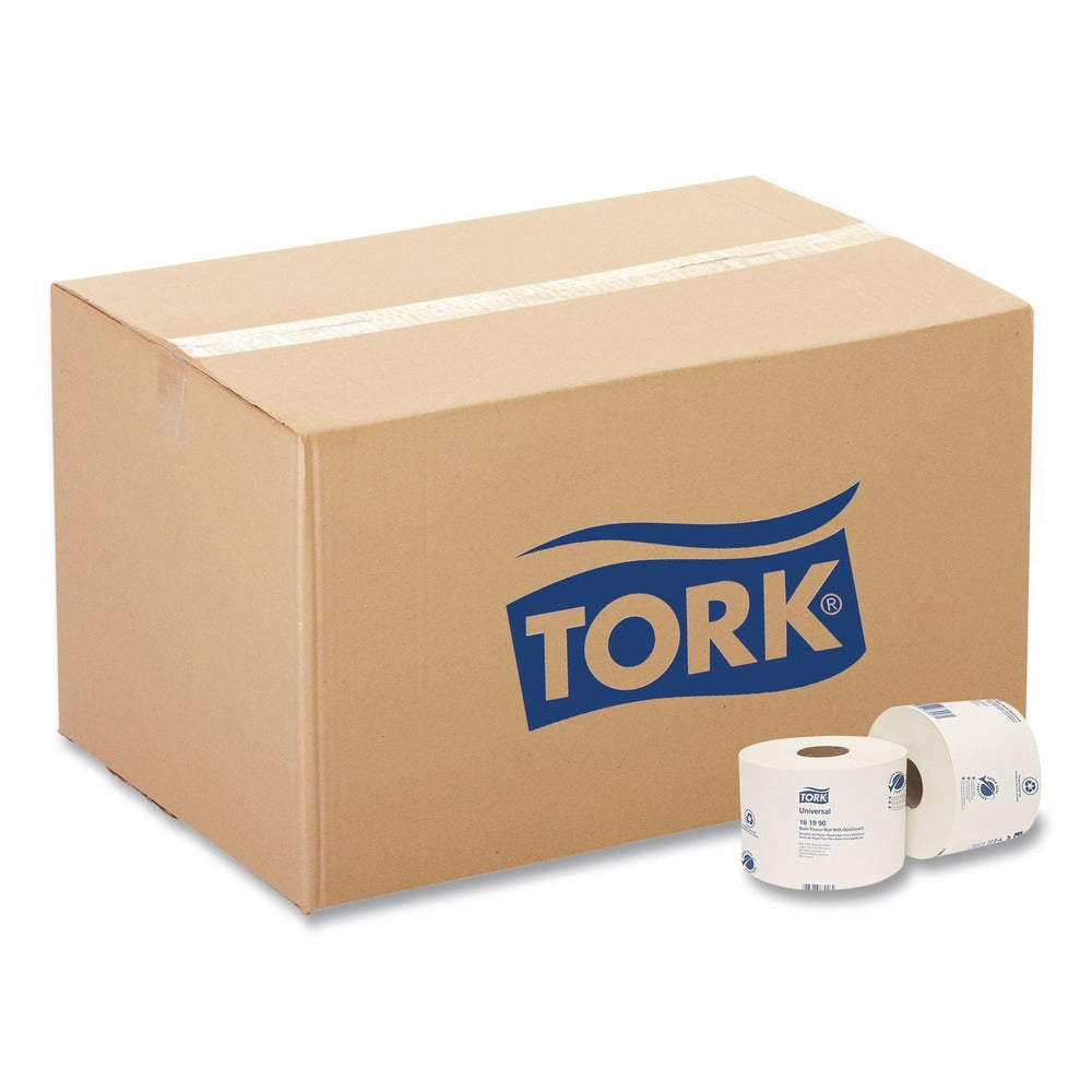 Tork 2-Ply Septic Safe Universal Bath Tissue Roll with OptiCore - White (36/Carton)