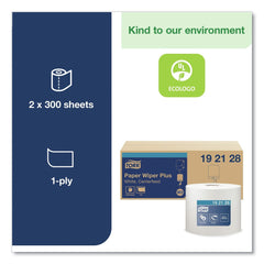 Tork 9.8 x 15.2 Paper Wiper Plus - White (2/Carton)