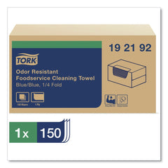 Tork 13 in. x 24 in. Foodservice Cloth - Blue (150/Carton)