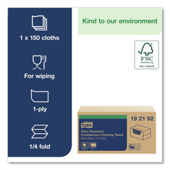 Tork 13 in. x 24 in. Foodservice Cloth - Blue (150/Carton)