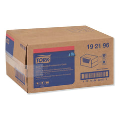 Tork 150/Carton 13 in. x 21 in. Quat Friendly 1/4 Fold Foodservice Cleaning Towel - Blue