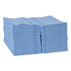 Tork 150/Carton 13 in. x 21 in. Quat Friendly 1/4 Fold Foodservice Cleaning Towel - Blue