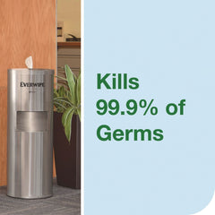 Tork 1-Ply 8 x 6 Disinfectant Wipe Jumbo Rolls - Lemon/White (2/Carton)