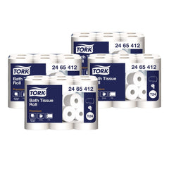 Tork Premium 2-Ply Septic Safe Poly-Pack Bath Tissue - White (48/Carton)