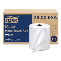 Tork 290092A Advanced Matic 7.7 in. x 525 ft. 2-Ply Hand Towel Roll - White (6/Carton)