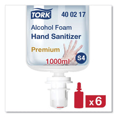 Tork 400217 1L Bottle Unscented Premium Alcohol Foam Hand Sanitizer (6/carton)