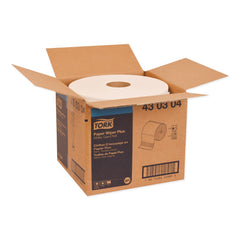 Tork 11.1 in. x 12 in. Paper Wiper Plus - White (1 Roll/Carton)