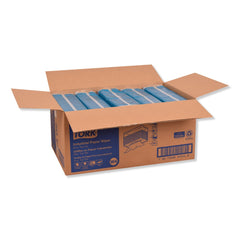 Tork 4-Ply 12.8 in. x 16.4 in. Unscented Industrial Paper Wiper - Blue (450/Carton)