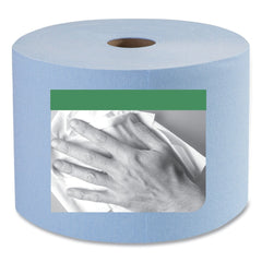Tork 450304 1-Ply 11.1 in. x 800 ft. Heavy-Duty Paper Wiper - Blue