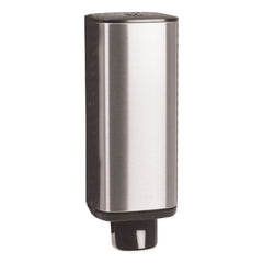 Tork 4.25 in. x 4.25 in. x 11.38 in. 1 Liter Bottle 33 oz. Bottle Foam Skincare Manual Dispenser - Stainless Steel