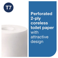 Tork 2-Ply Advanced Coreless High Capacity Bath Tissue - White (12 Rolls/Carton)