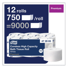 Tork 2-Ply Coreless High Capacity Bath Tissue - White (12/Carton)
