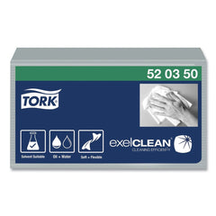Tork 1-Ply 12.6 in. x 15.16 in. Industrial Cleaning Cloths - Gray (55/Carton)