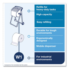 Tork 12.6 in. x 912.2 ft. 1-Ply Heavy-Duty Cleaning Cloth - White (1-Roll)