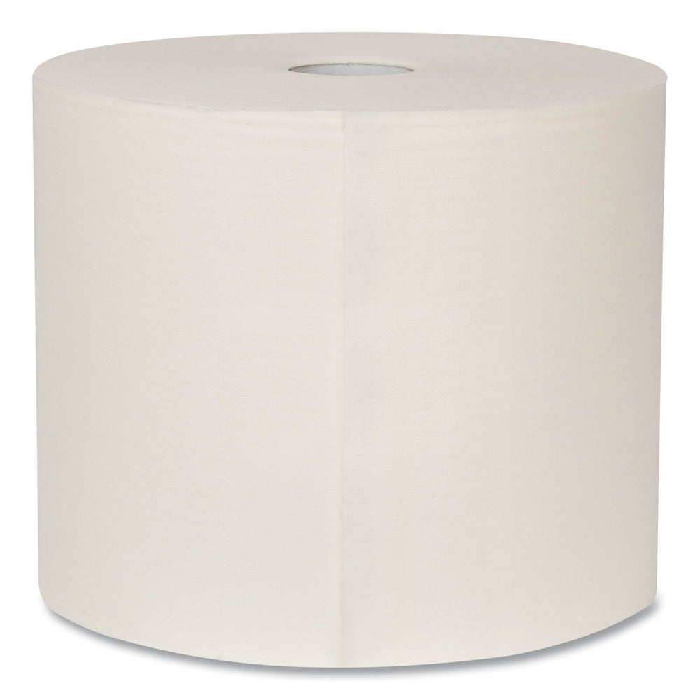 Tork 12.6 in. x 912.2 ft. 1-Ply Heavy-Duty Cleaning Cloth - White (1-Roll)