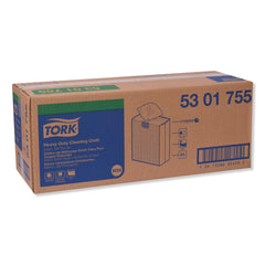Tork 8.46 in. x 16.13 in. Heavy-Duty Cleaning Cloth - White (5/Carton)
