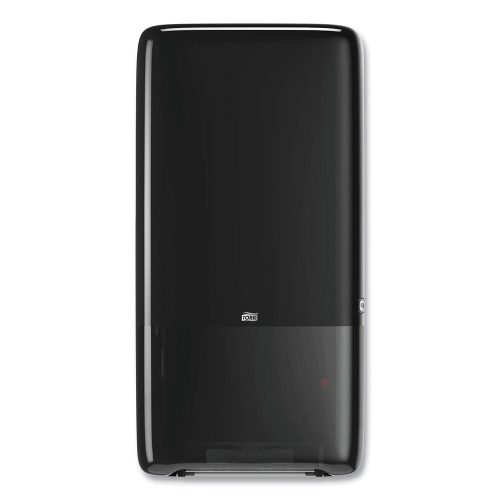 Tork 552528 1/Carton Elevation PeakServe 14.57 in. x 3.98 in. x 28.74 in. Continuous Hand Towel Dispenser - Black