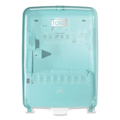 Tork 12.56 in. x 10.57 in. x 18.09 in. Washstation Dispenser - Aqua/White