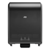Tork 12.32 in. x 9.32 in. x 15.95 in. Mechanical Hand Towel Roll Dispenser for H71 System - Black